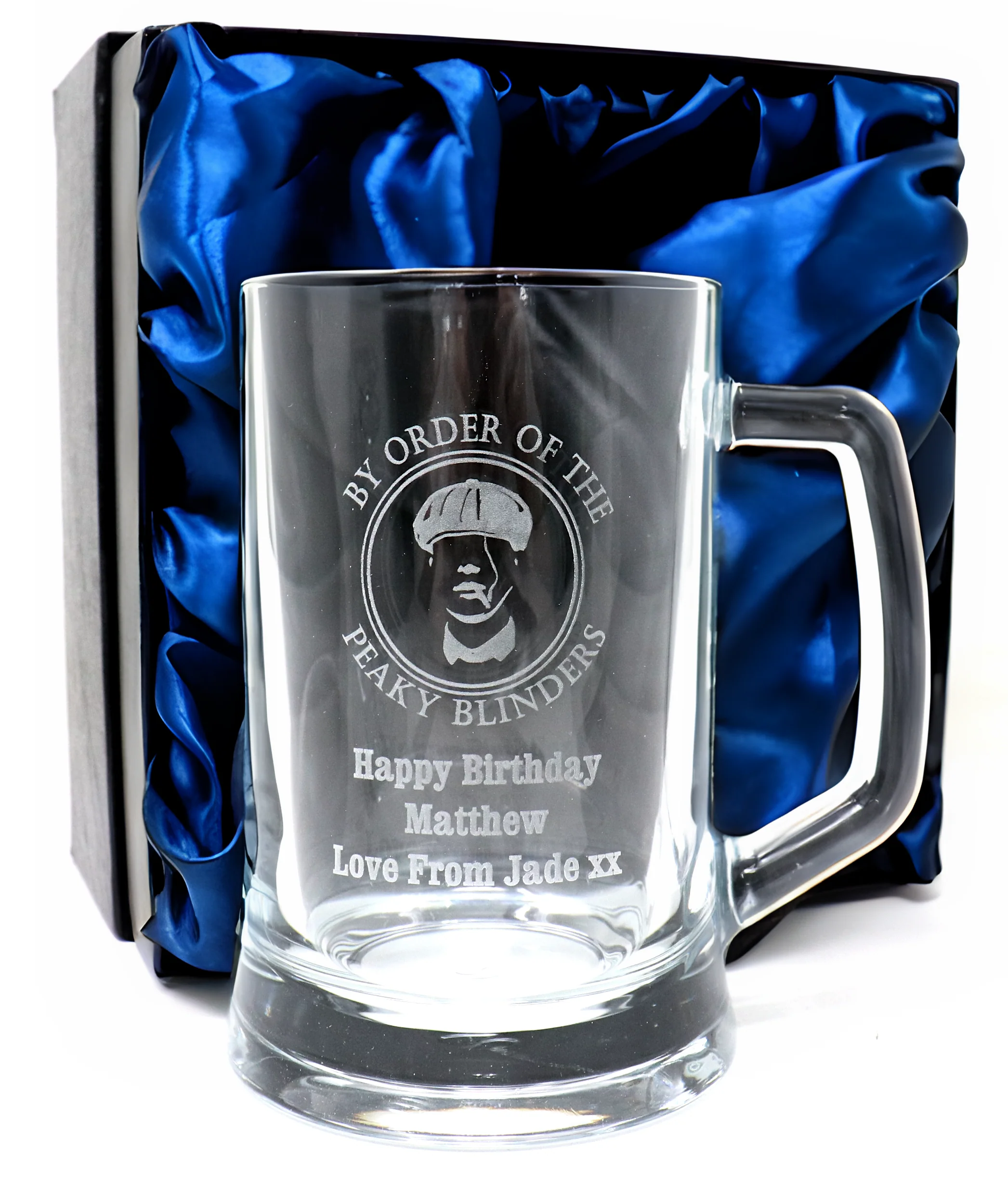 Personalised Pint Glass Tankard - Peaky Blinders Design - Image 3