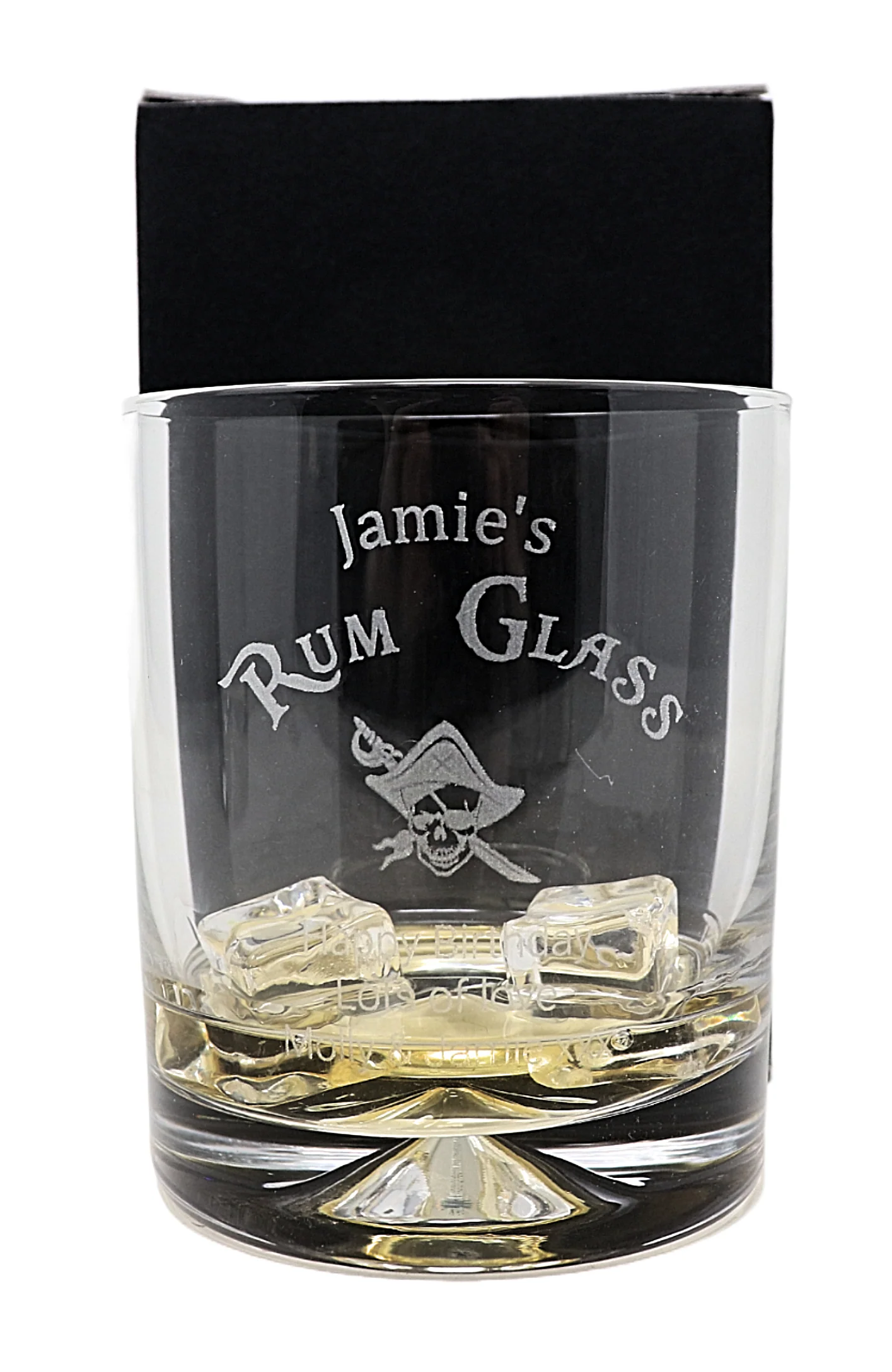 Personalised Engraved Rum Glass Tumbler - Image 3