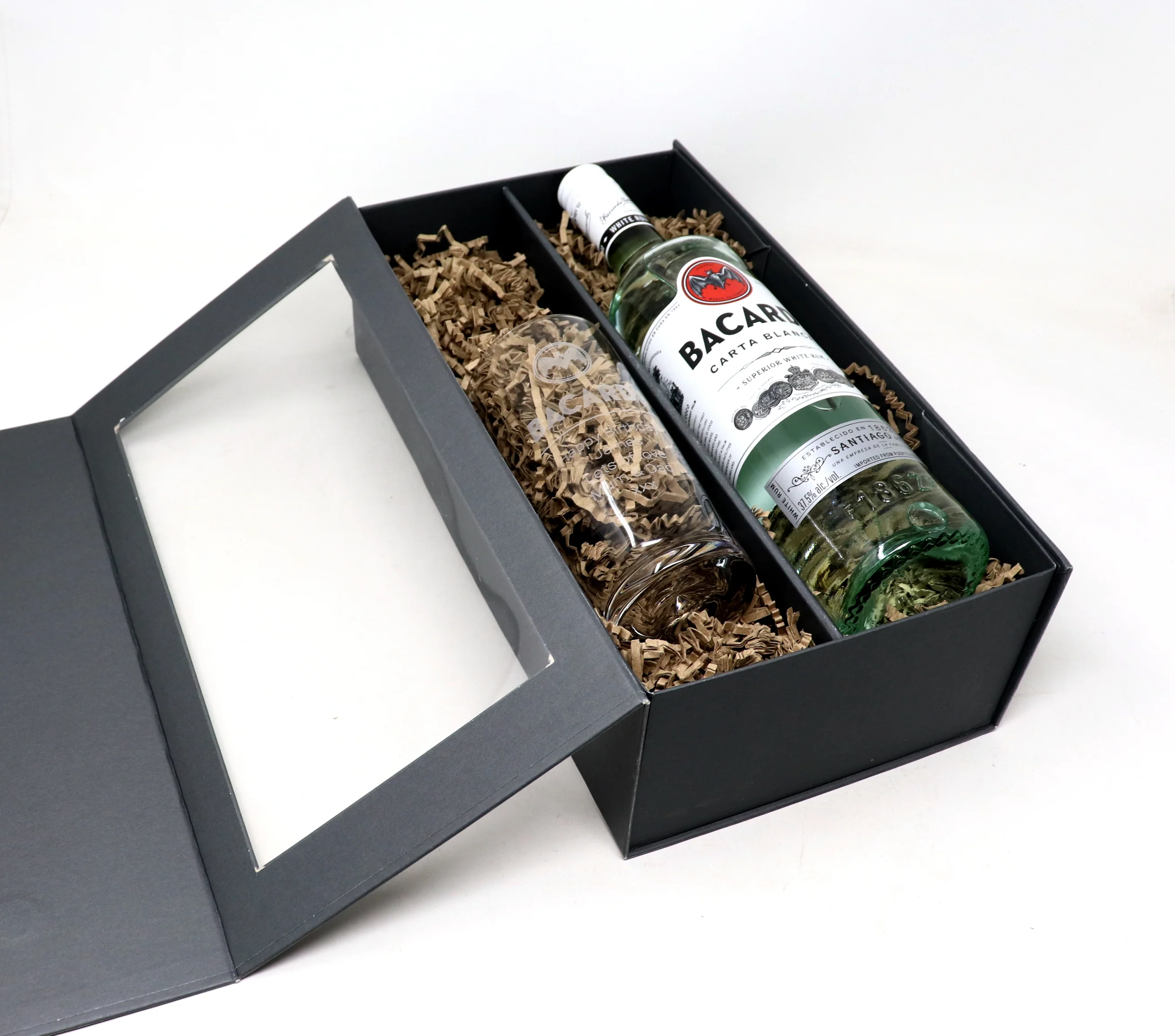 Personalised Highball Glass & Bacardi - Label Design - Image 3