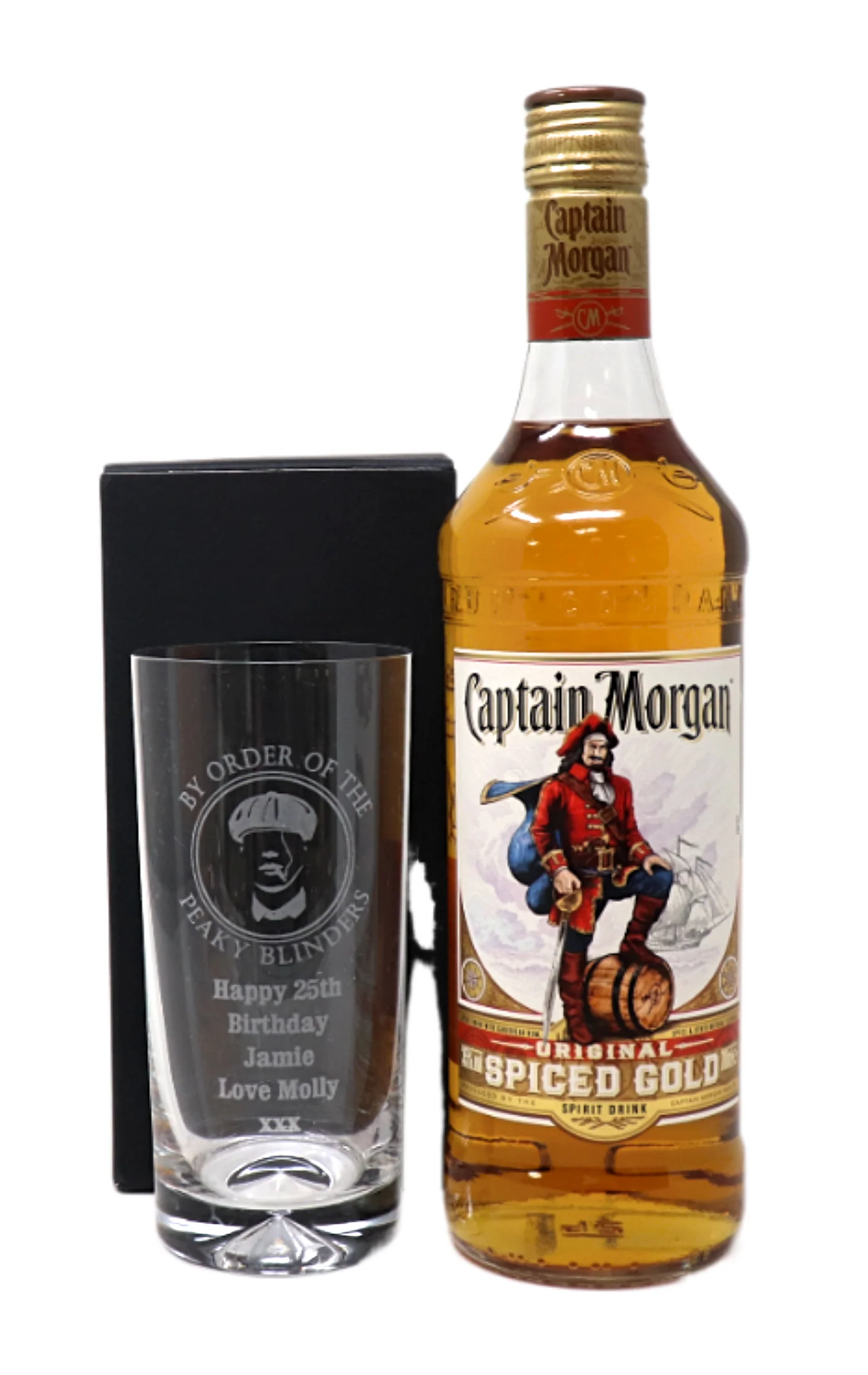 Personalised Highball Glass & Alcohol - Peaky Blinders Design - Image 2