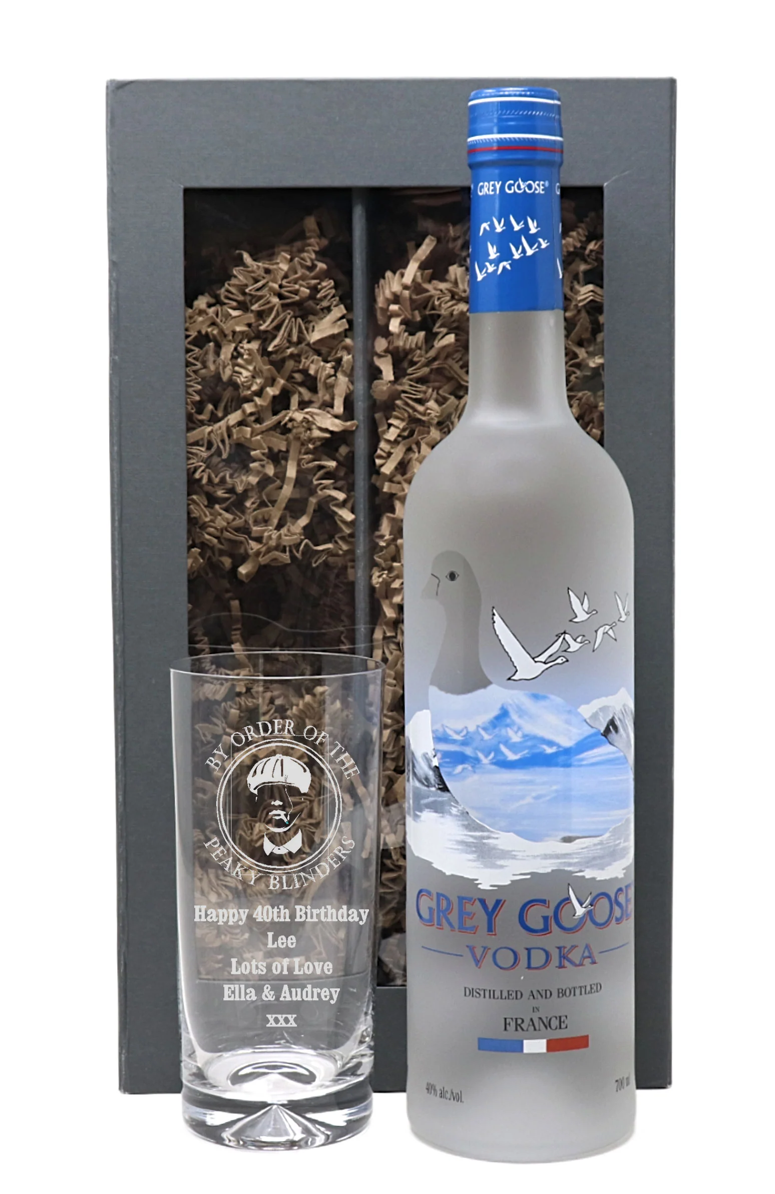 Personalised Highball Glass & Alcohol - Peaky Blinders Design - Image 3
