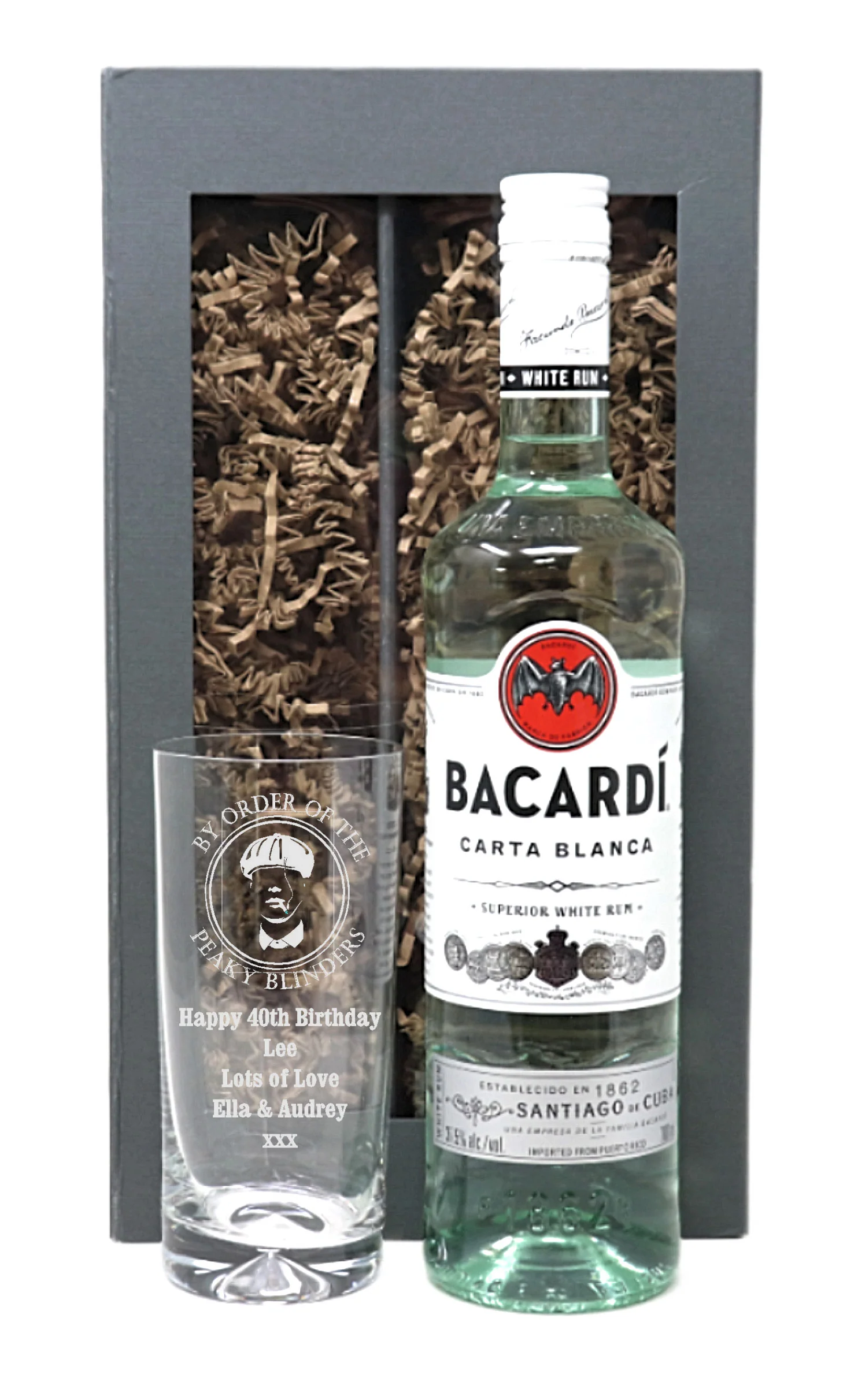 Personalised Highball Glass & Alcohol - Peaky Blinders Design - Image 4