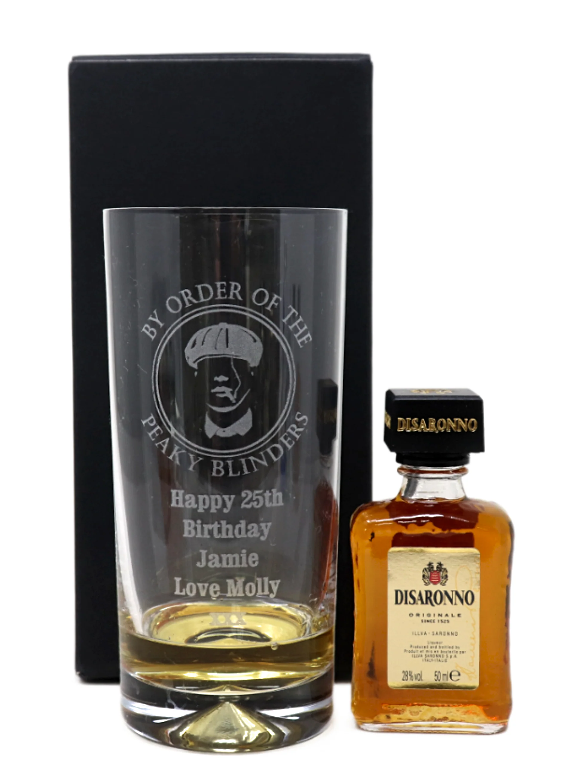 Personalised Highball Glass & Miniature - Peaky Blinders Design - Image 14