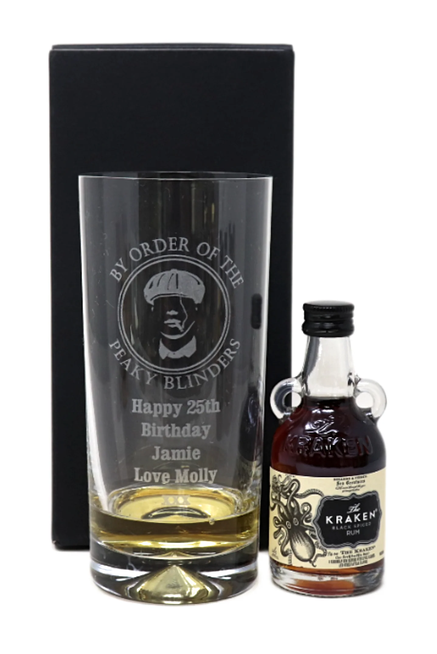 Personalised Highball Glass & Miniature - Peaky Blinders Design - Image 15