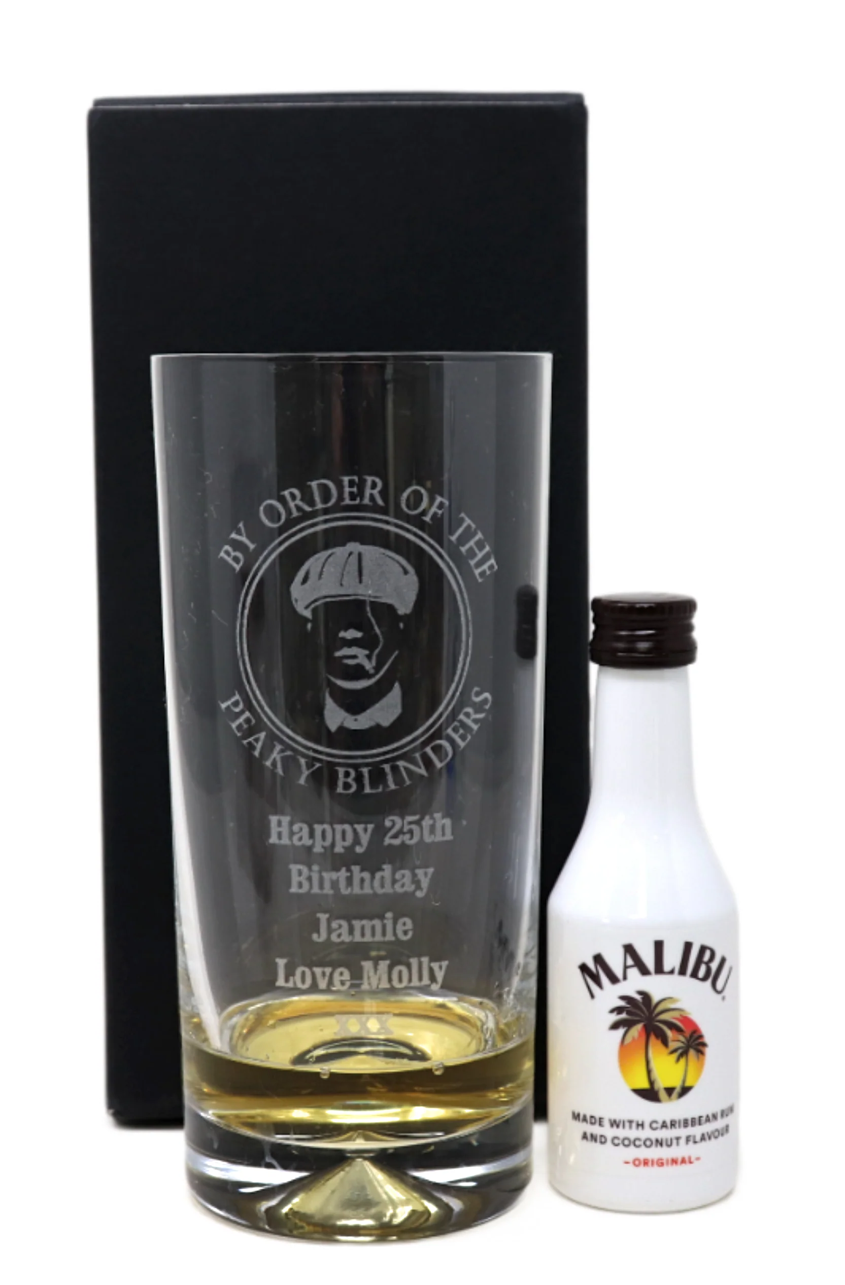 Personalised Highball Glass & Miniature - Peaky Blinders Design - Image 16