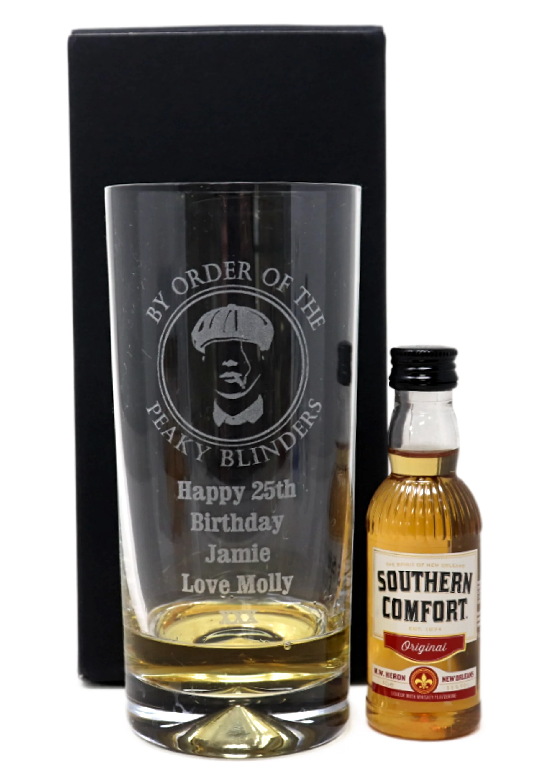 Personalised Highball Glass & Miniature - Peaky Blinders Design - Image 17
