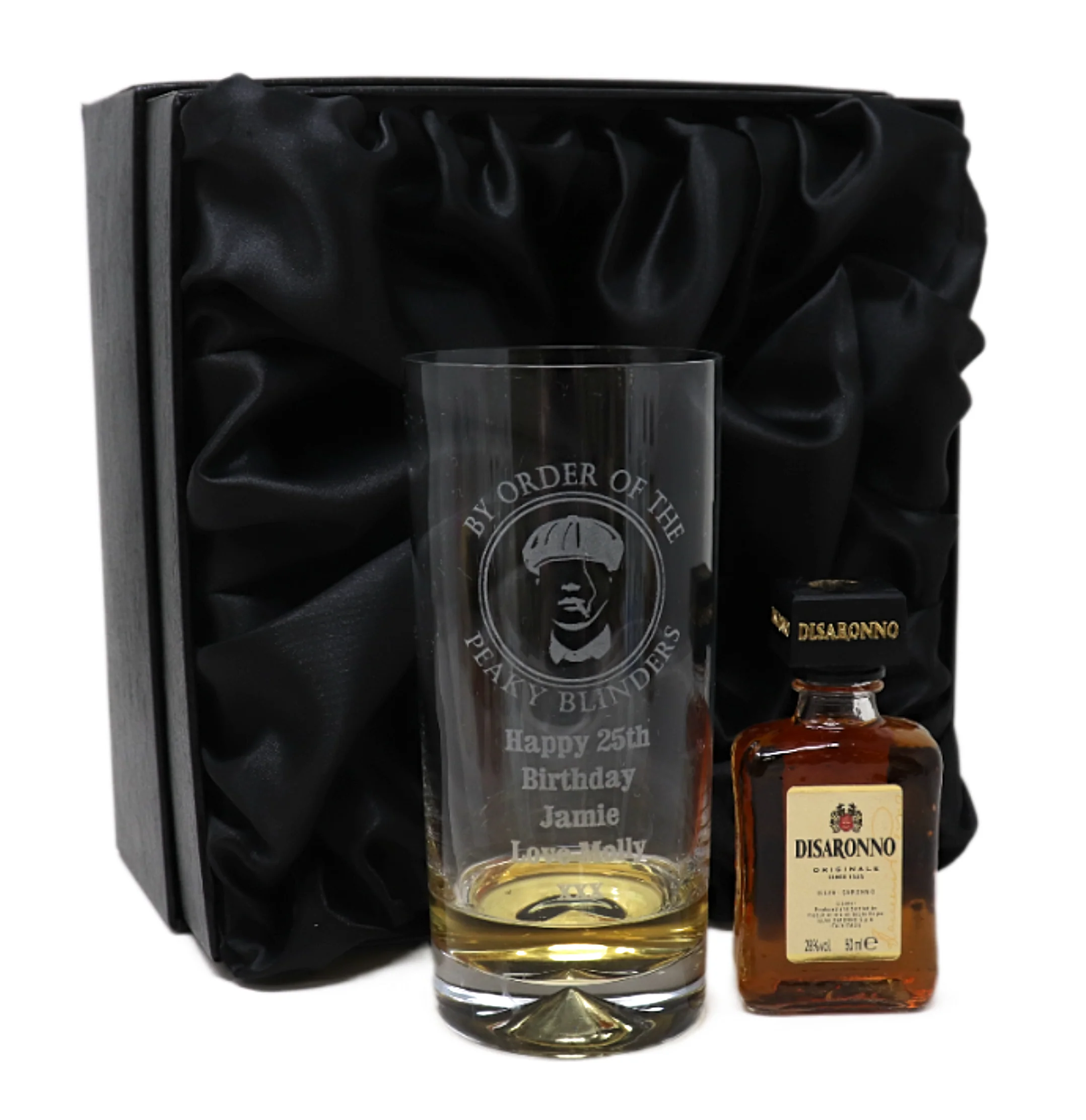 Personalised Highball Glass & Miniature - Peaky Blinders Design - Image 7