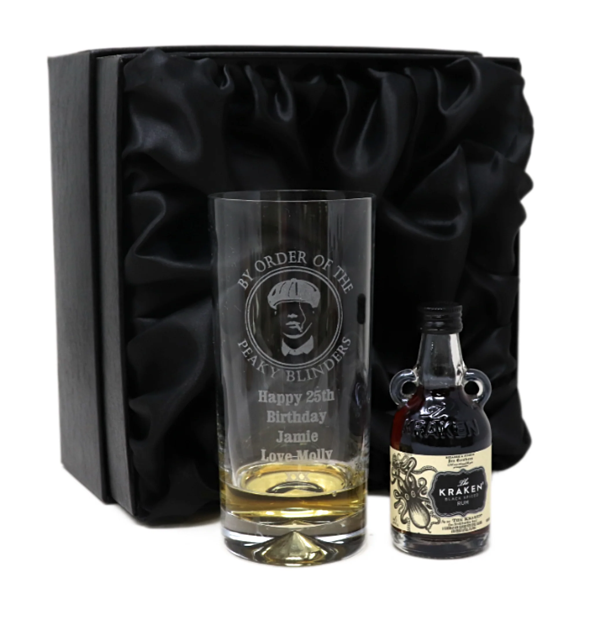 Personalised Highball Glass & Miniature - Peaky Blinders Design - Image 9