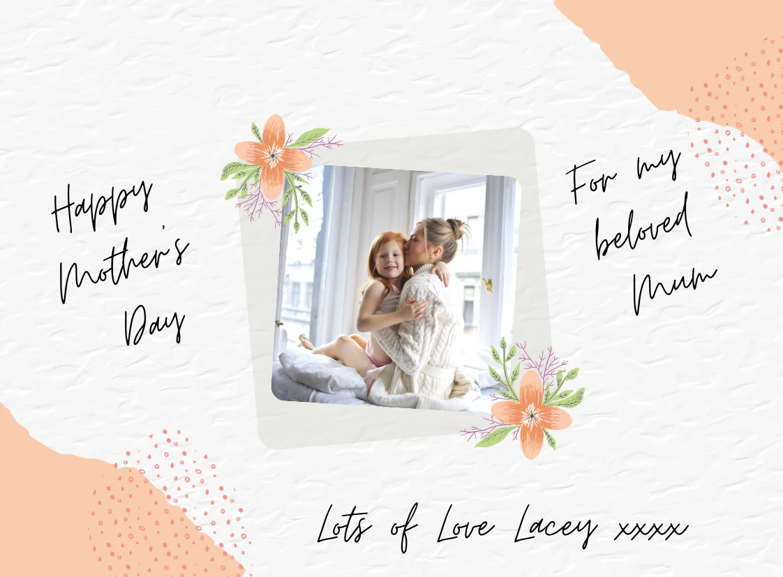 Personalised Prosecco Bottle Label - Mother´s Day Photo Design - Image 2