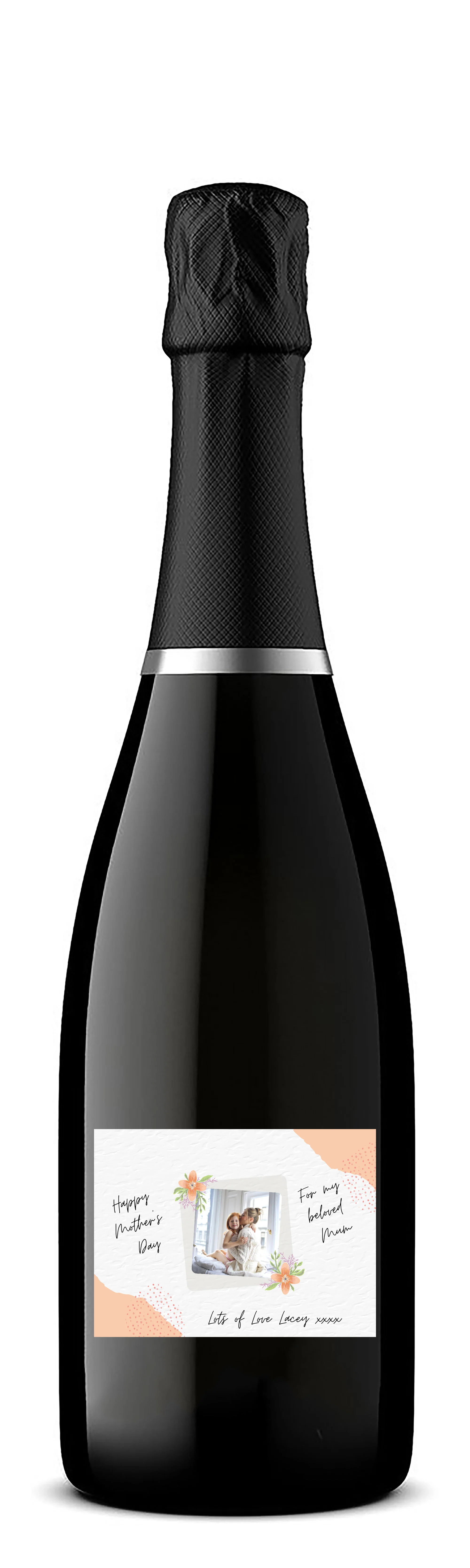 Personalised Prosecco Bottle Label - Mother´s Day Photo Design - Image 3