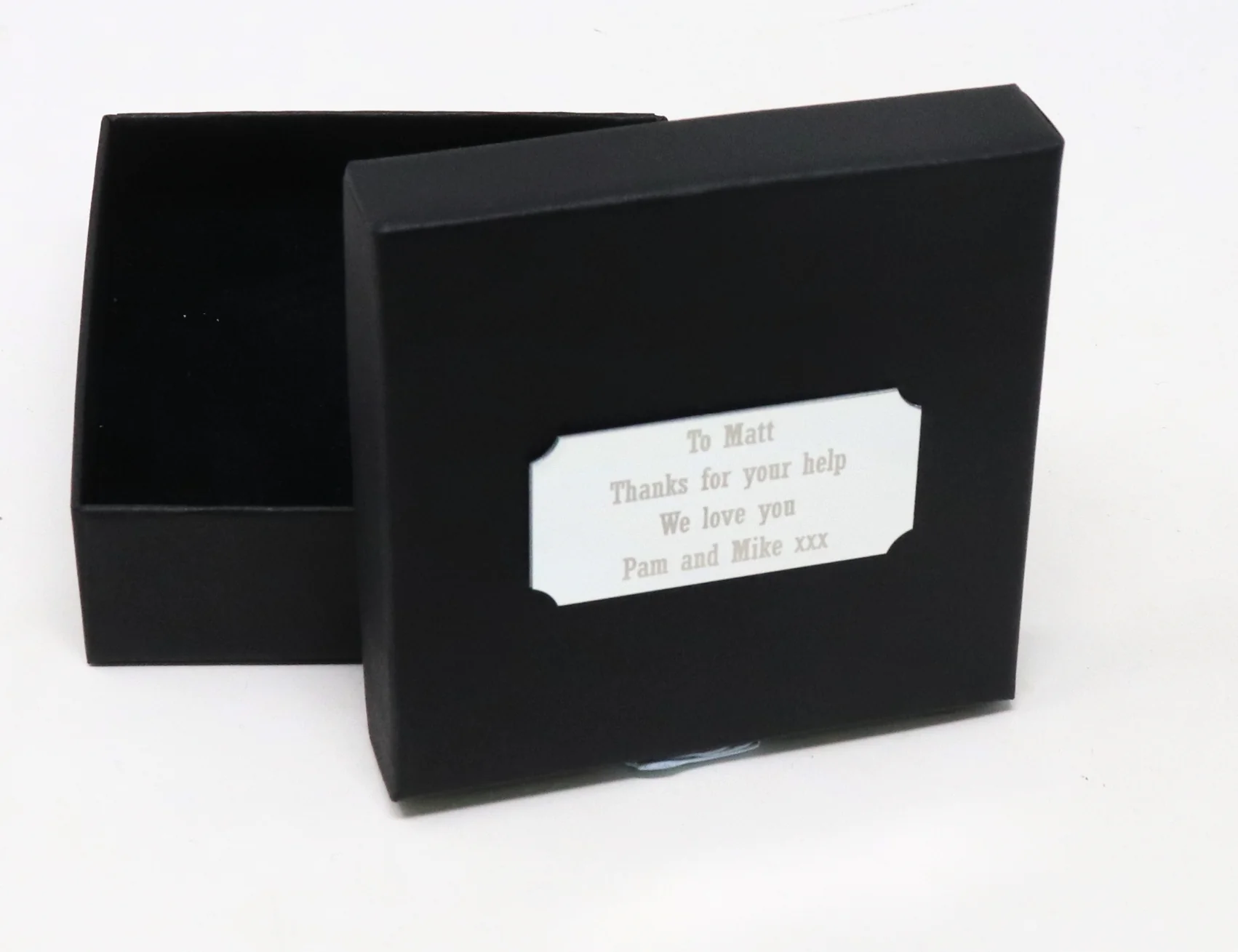 Personalised Silver Pocket Watch - Best Man Wedding Design - Image 3