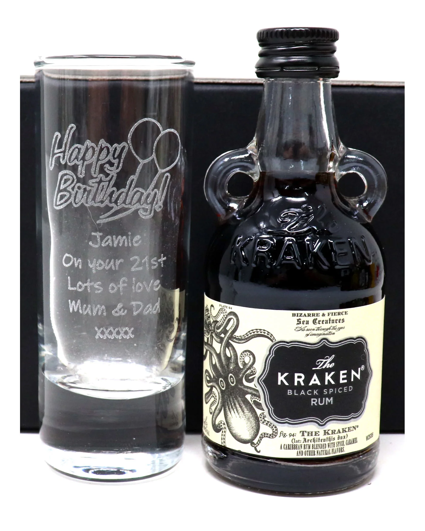 Personalised Birthday Shot Glass & Miniature Bottle of Alcohol Gift Set - Image 10