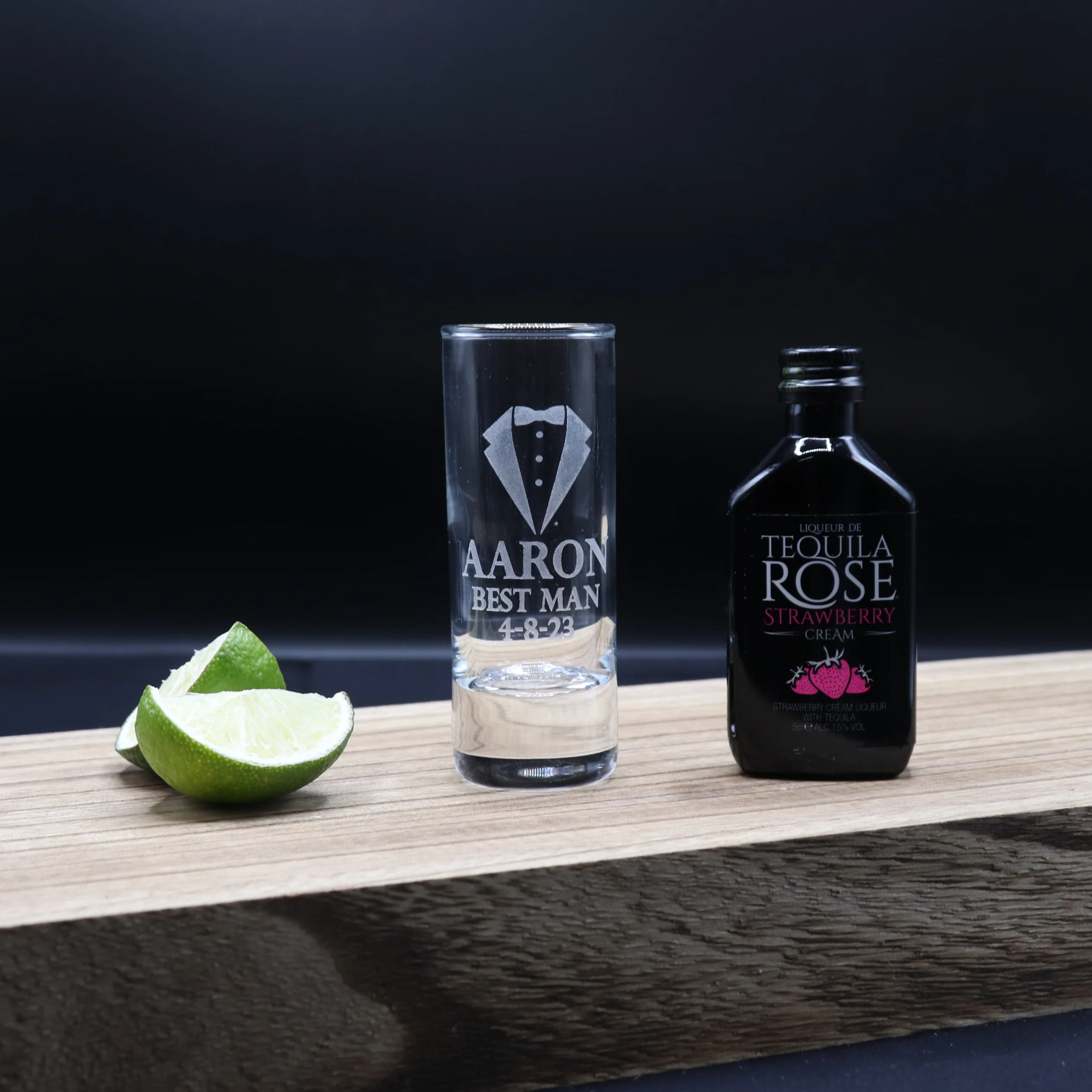 Personalised Best Man Wedding Shot Glass & Miniature Alcohol Gift Set - Image 10