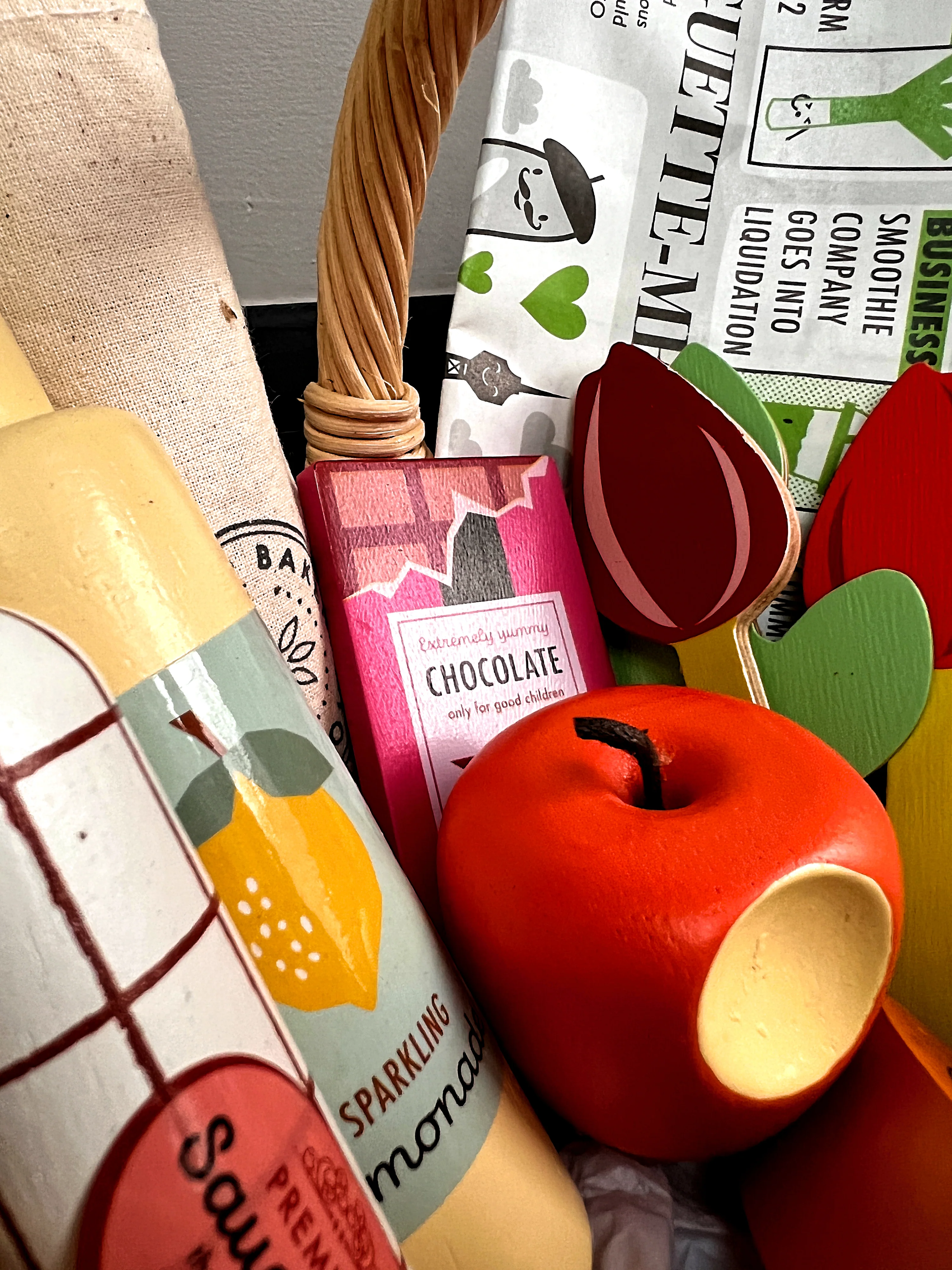 Personalised Children's Wicker Shopping Basket - Image 3