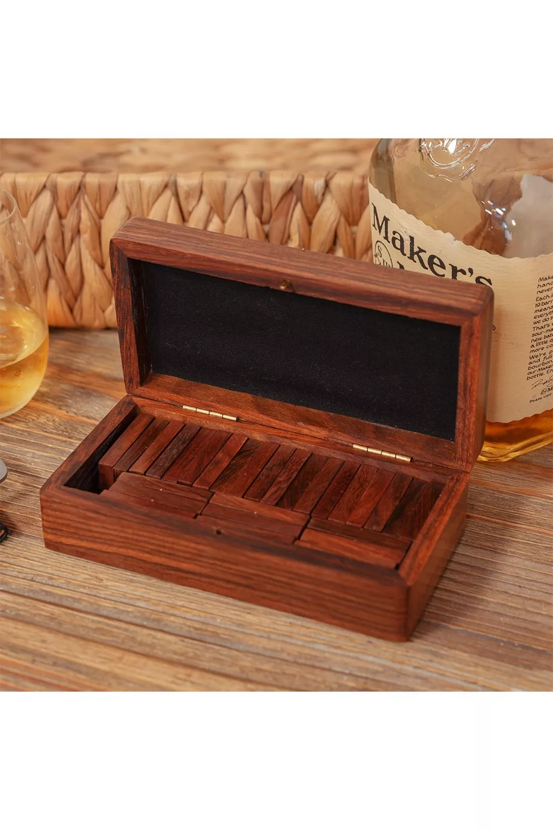 Personalised Wooden Dominoes Gift Box - Image 6