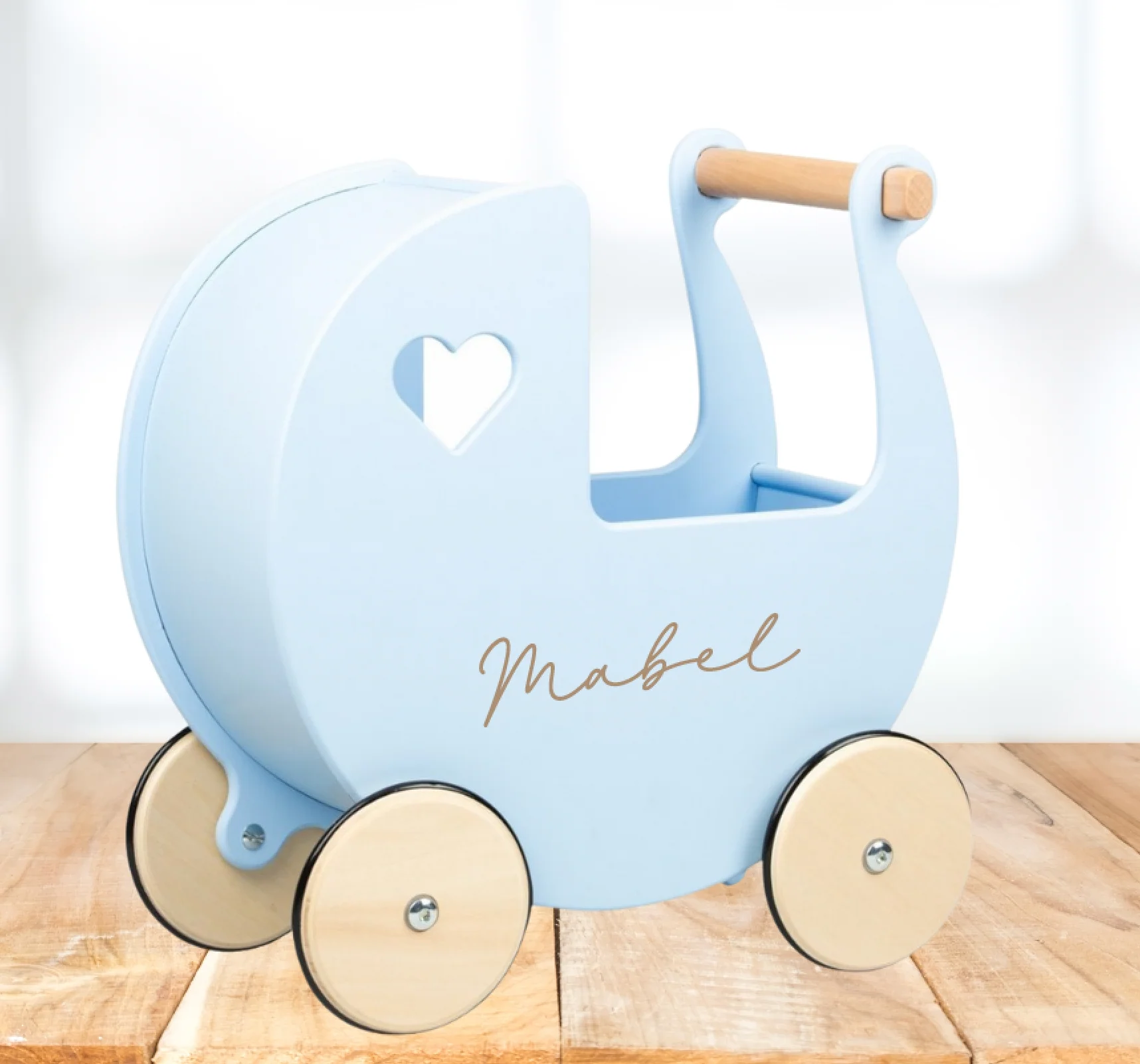 Personalised Wooden Dolls Pram - Image 4
