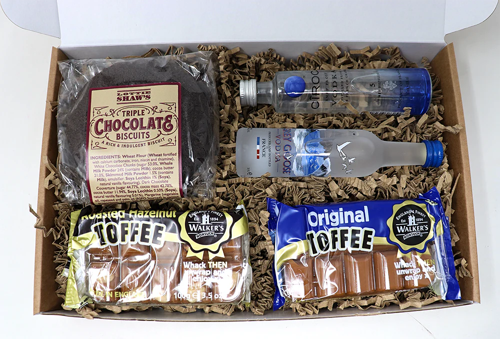 Premium Vodka & Treats Letterbox Gift - Image 2