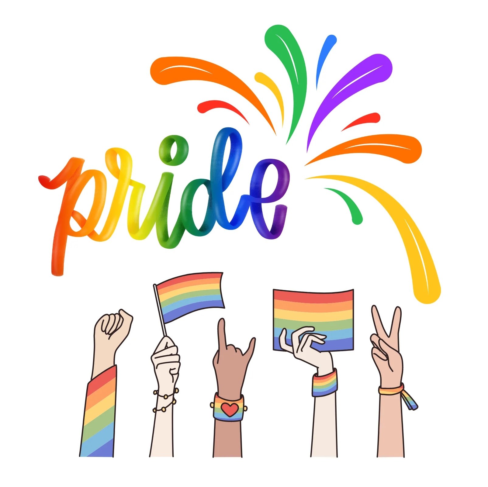 Pride Design Edible Cocktail Drink Toppers - Image 3