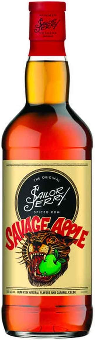 Sailor Jerry Savage Apple Rum 75cl Bottle - Image 3