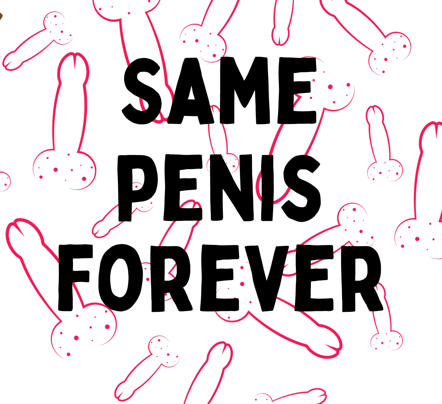 Same Penis Forever Hen Party Design Edible Cocktail Drink Toppers - Image 4
