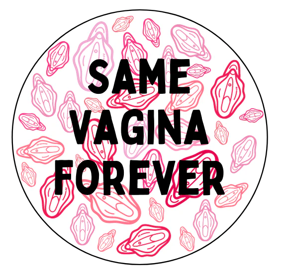 Same Vagina Forever Hen/Stag Do Design Drink Toppers