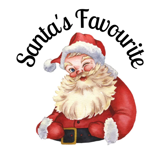 Santa's Favourite Christmas Design Edible Drink Toppers - Image 3