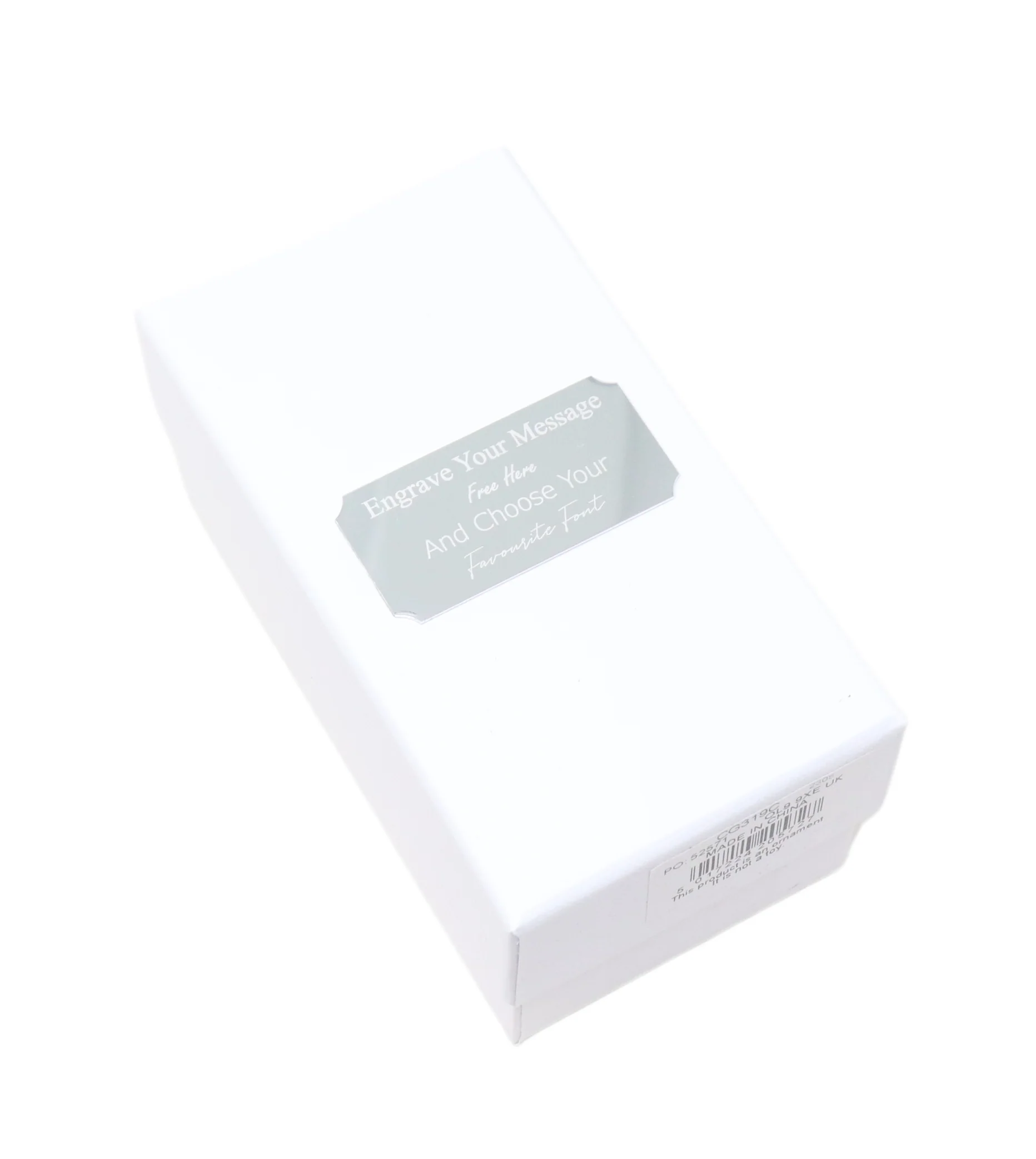Silver Plated Christening Rattle in Personalised Gift Box - Image 3
